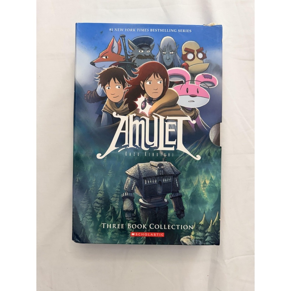 Amulet Three Book Collection Kazu Kibuishi‎ Scholastic Graphix Color PB Box Set